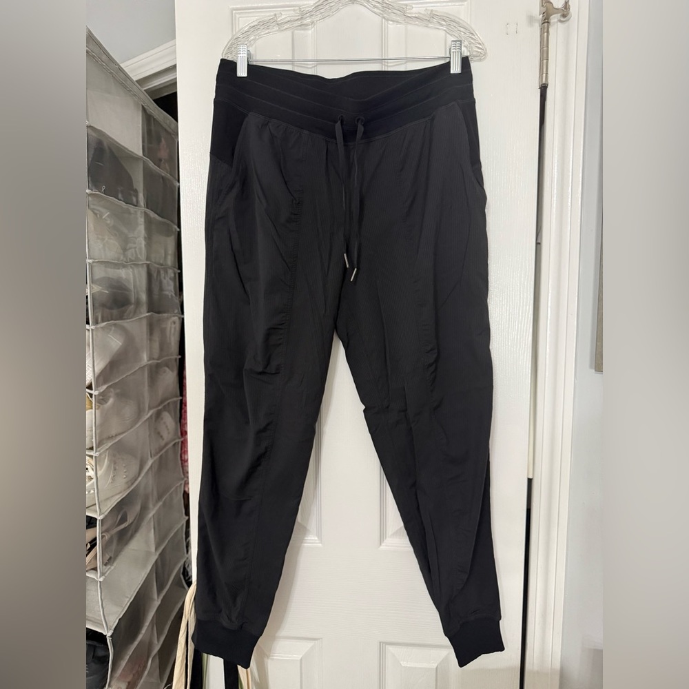 Lululemon Black Jogger Pants with Drawstring Waist